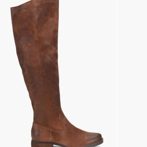 Born Britton Rust NWB Sz 8.5 Distressed Over the Knee Leather Riding Boot - Picture 12 of 12